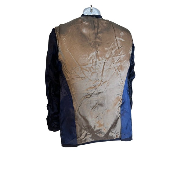 NWT Ted Baker Endurance Jarrow CT Wool 36 R Regular Fit $898 Blue Jacket - Picture 12 of 16